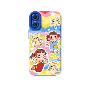 Colorful Cartoon Joy Silicone Case for Apple iPhone Series