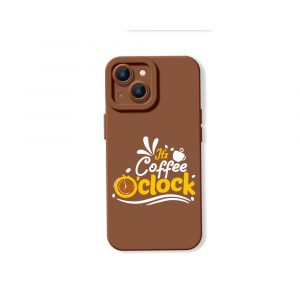 Coffee Clock Delight Silicone Case for Apple iPhone Series