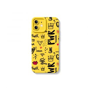Girl Power Doodle Delight Silicone Case for Apple iPhone Series