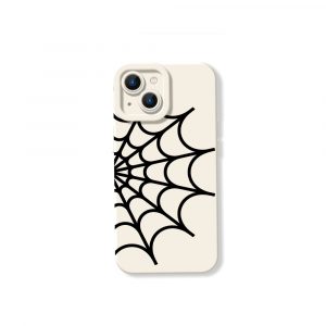 Webbed Elegance Silicone Case for Apple iPhone Series
