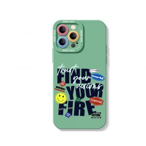 Stickers Collage Silicone Case for Apple iPhone Series