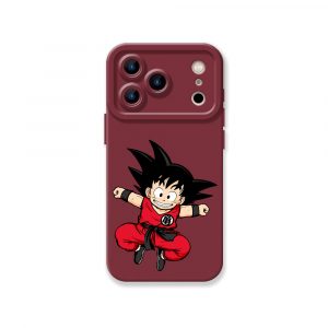 Energetic Saiyan Kid Silicone Case for Apple iPhone Series