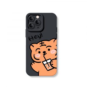 Cute Tiger Silicone Case for Apple iPhone Series