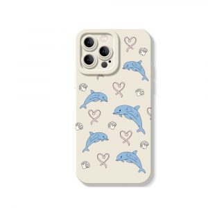 Dolphin Dreams Silicone Case for Apple iPhone Series
