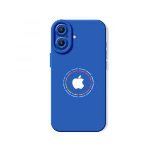 Vibrant Aura Logo Silicone Case for Apple iPhone Series