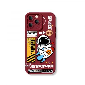 Cosmic Adventure Silicone Case for Apple iPhone Series