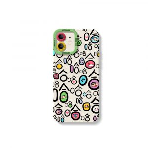 Colorful Faces Silicone Case for Apple iPhone Series