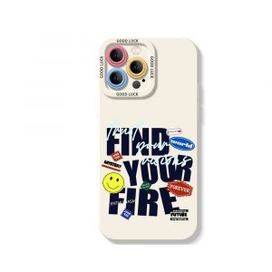 Stickers Collage Silicone Case for Apple iPhone Series