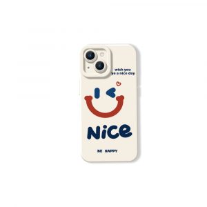 Nice Day Design Silicone Case for Apple iPhone Series