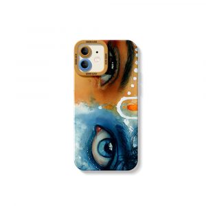 Divine Gaze Watercolor Art Silicone Case for Apple iPhone Series