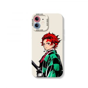 Heroic Samurai Anime Art Silicone Case for Apple iPhone Series