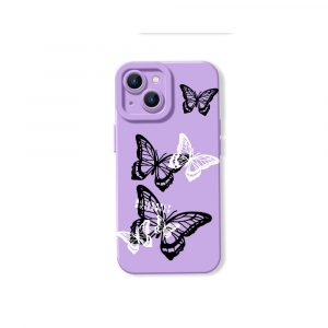Butterfly Bliss Silicone Case for Apple iPhone Series