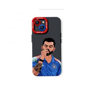 Victory Pose Cricketer Design Silicone Case for Apple iPhone Series