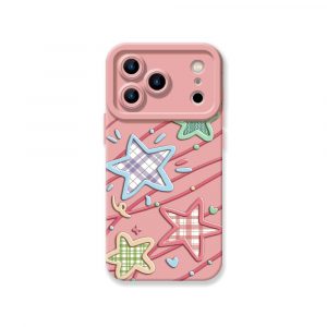 Plaid Stars and Stripes Silicone Case for Apple iPhone Series