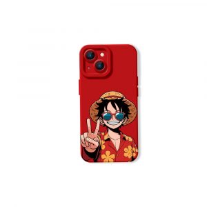 Playful Pirate Straw Hat Silicone Case for Apple iPhone Series