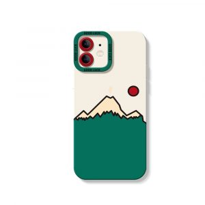 Mountain Sunrise Charm Silicone Case for Apple iPhone Series