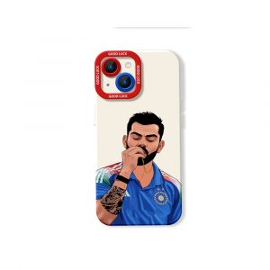 Victory Pose Cricketer Design Silicone Case for Apple iPhone Series