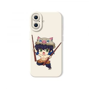 Anime Warrior Chibi Silicone Case for Apple iPhone Series