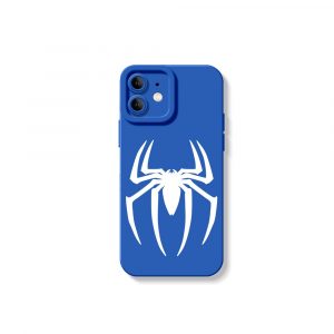 Spider Emblem Noir Silicone Case for Apple iPhone Series