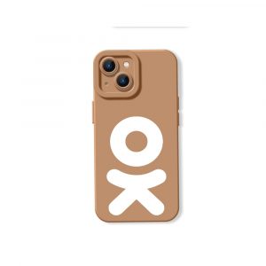Playful Monochrome OK Silicone Case for Apple iPhone Series