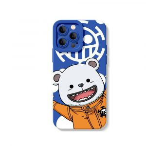 Cheerful Bear Pirate Adventure Silicone Case for Apple iPhone Series