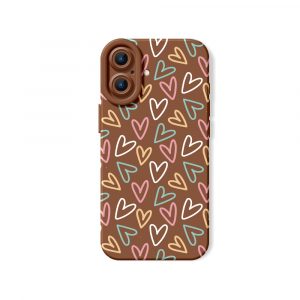 Colorful Heartbeat Delight Silicone Case for Apple iPhone Series