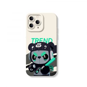 Streetwise Panda Trend Silicone Case for Apple iPhone Series