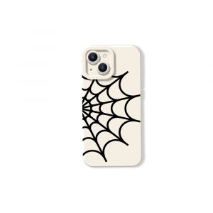 Webbed Elegance Silicone Case for Apple iPhone Series