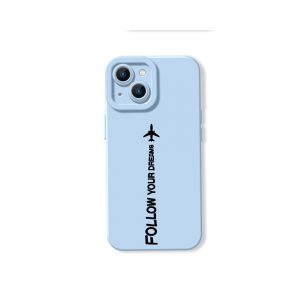 Dream Chaser Jet Black Silicone Case for Apple iPhone Series