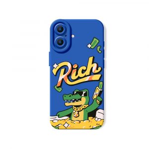 Rich Croco Silicone Case for Apple iPhone Series