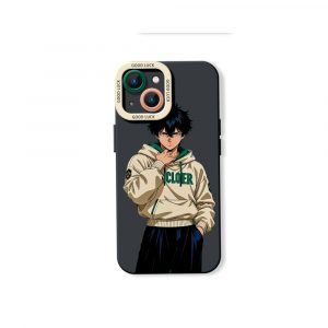 Anime Hoodie Character Vibe Silicone Case for Apple iPhone Series