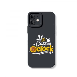 Coffee Clock Delight Silicone Case for Apple iPhone Series