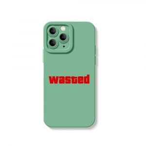 Wasted Vaporwave Vibe Silicone Case for Apple iPhone Series