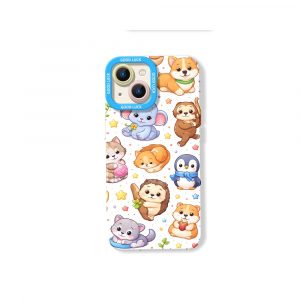 Adorable Animals Charm Silicone Case for Apple iPhone Series