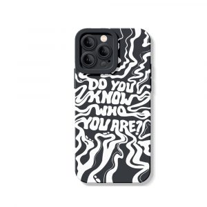 Abstract Identity Vibes Silicone Case for Apple iPhone Series