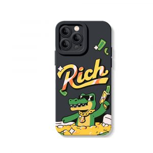 Rich Croco Silicone Case for Apple iPhone Series