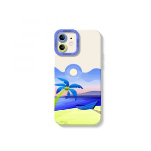 Sunset Serenity Beach Vibes Silicone Case for Apple iPhone Series