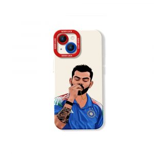 Victory Pose Cricketer Design Silicone Case for Apple iPhone Series