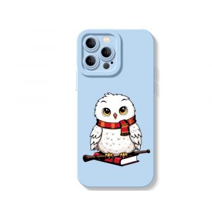 Charming Owl Wizard Silicone Case for Apple iPhone Series