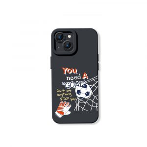 Soccer Goal Motivation Silicone Case for Apple iPhone Series