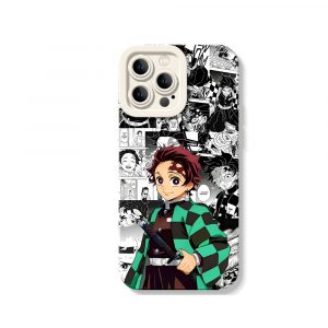Anime Warrior Manga Collage Silicone Case for Apple iPhone Series
