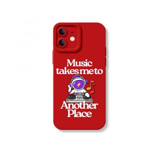 Astronaut DJ Groove Silicone Case for Apple iPhone Series