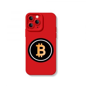 Crypto Iconic Red Silicone Case for Apple iPhone Series