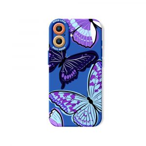 Vibrant Butterfly Delight Silicone Case for Apple iPhone Series
