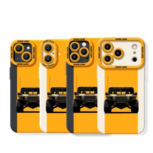 Off-Road Adventure Good Luck Silicone Case for Apple iPhone Series