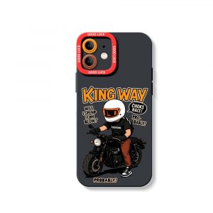 King of the Road Biker Vibe Silicone Case for Apple iPhone Series