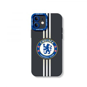 Blue Lion Pride Sport Stripe Silicone Case for Apple iPhone Series