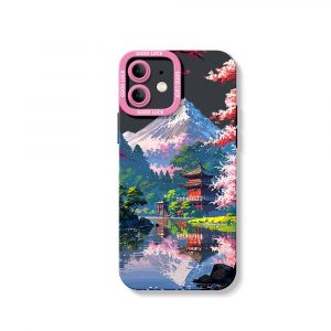 Serene Mountain Escape Silicone Case for Apple iPhone Series