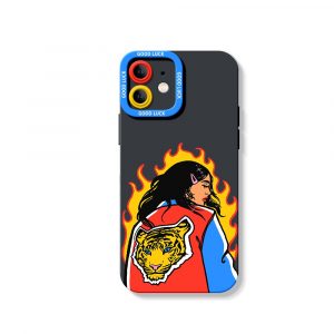 Fierce Flames & Tiger Guardian Silicone Case for Apple iPhone Series