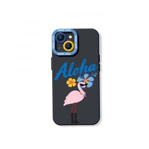 Aloha Flamingo Paradise Silicone Case for Apple iPhone Series